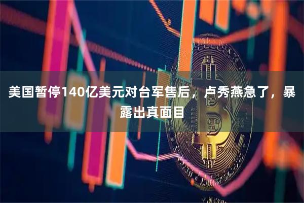 美国暂停140亿美元对台军售后，卢秀燕急了，暴露出真面目