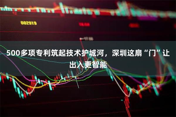 500多项专利筑起技术护城河，深圳这扇“门”让出入更智能